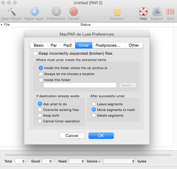Rar file extractor mac